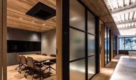 青岛vi设计公司中式装修办公室效果图