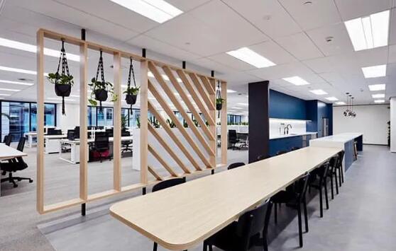 青岛电子商务有限公司200平办公室装饰设计效果图