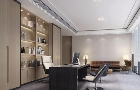 青岛企业形象策划有限公司180平简美风格办公室装修效果图