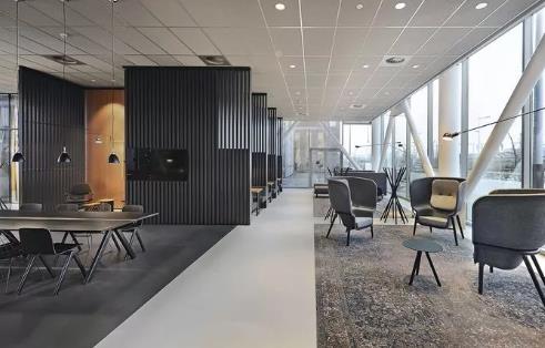 青岛沙盘模型公司北欧风格办公室装修效果图