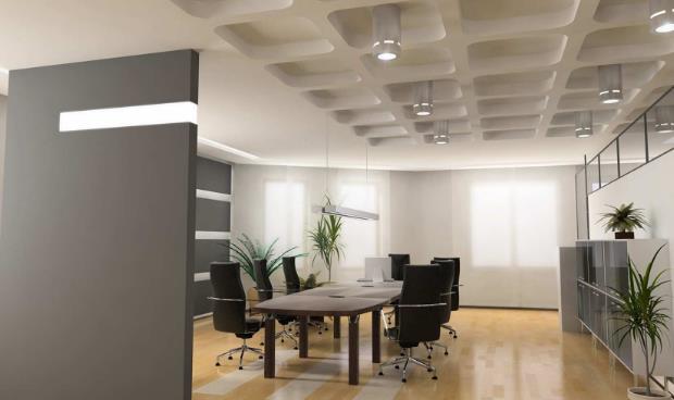 青岛期货有限公司300平精装办公室设计